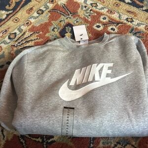 Men’s Nike heavyweight crew neck sweatshirt grey XL